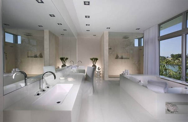 белая ванная комната