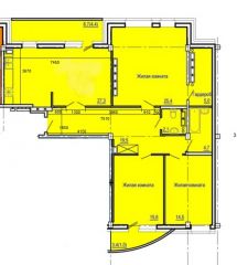 План квартиры с размерами