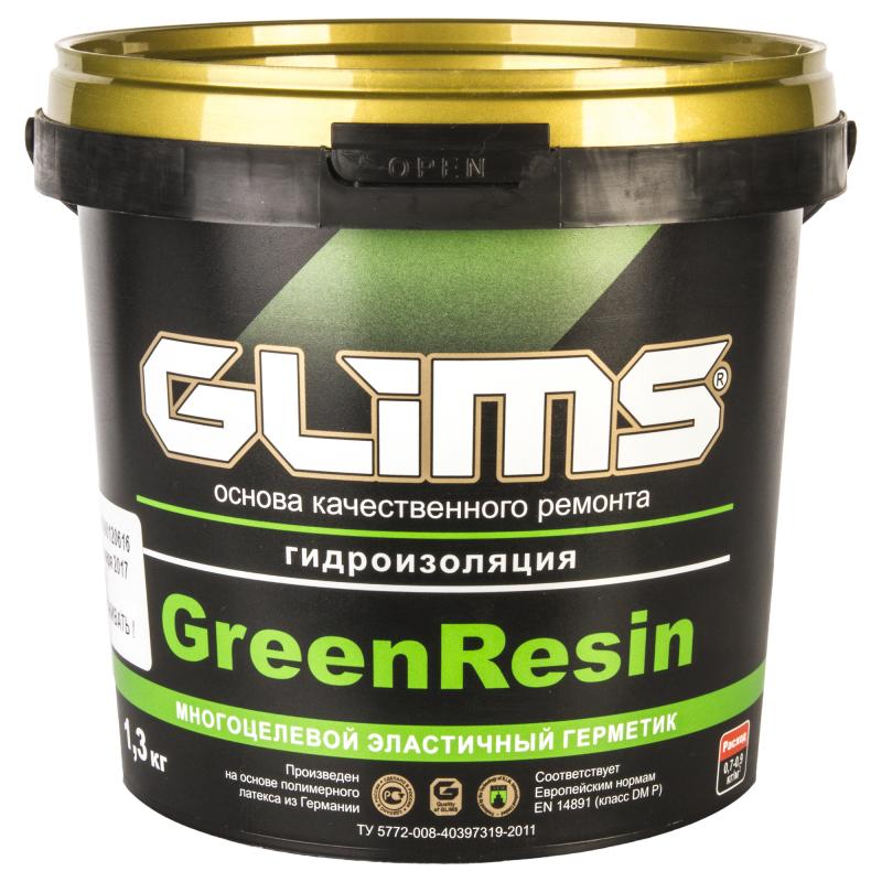 ÐÐµÑÐ¼ÐµÑÐ¸Ðº ÑÐ»Ð°ÑÑÐ¸ÑÐ½ÑÐ¹ Glims GreenResin, 1.3 ÐºÐ³