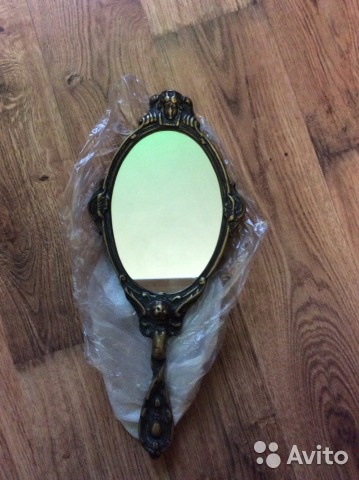 Зеркало бронза латунь— фотография №2