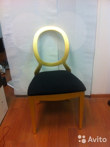 Итальянские стулья miniforms цвет матовое золото— фотография №3