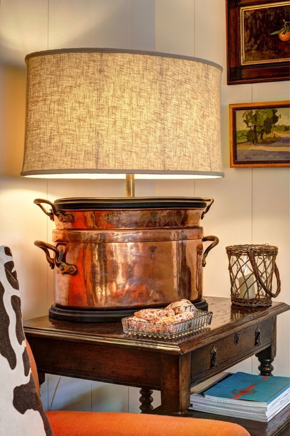 East Hampton : Copper Pot Custom Lamp