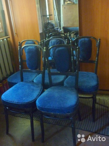 Венские антикварные стулья Кон 5 шт— фотография №1