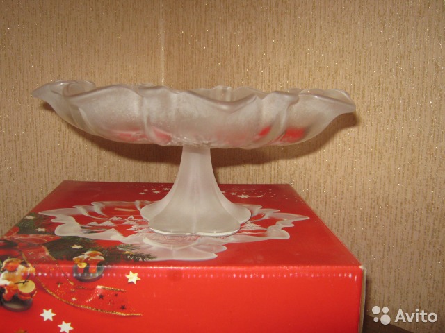 Декорированная ваза на ножке пр-во Германии— фотография №5