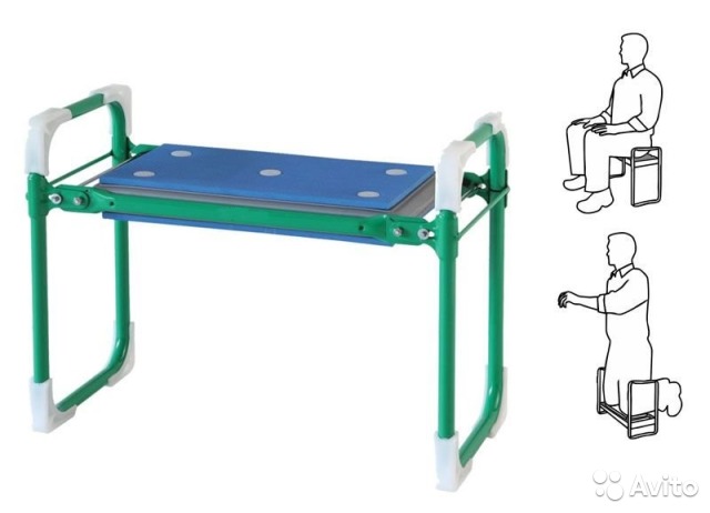 Новый стул садовый под колени для грядок— фотография №2