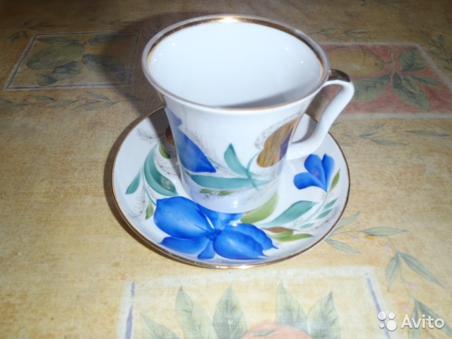 Чашка и блюдце чайные лфз— фотография №1