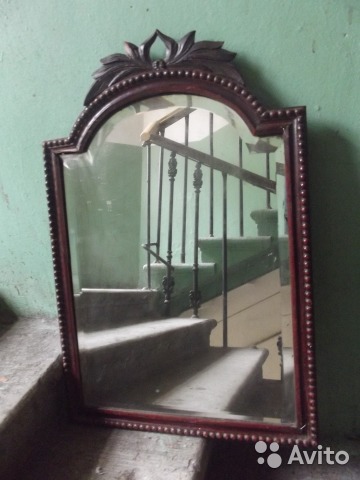 Рама зеркало старинное— фотография №1