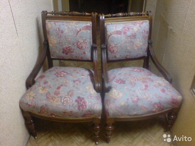 Кресла старинные. 2 шт— фотография №1