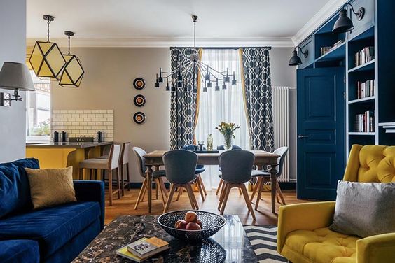 This is one of the hottest apartments I have ever written about! Spotted on enjoyhome.ru, this masculine interior has all a guy needs to feel strong, relax