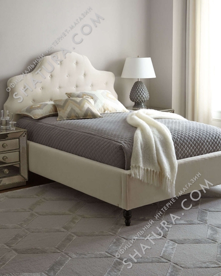 Кровать Bella беж. 160x200, Мягкие кровати