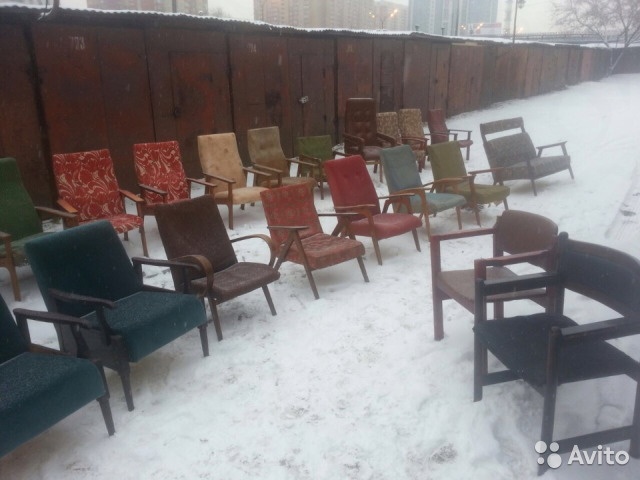 Кресла и диваны ретро-винтаж. СССР— фотография №1