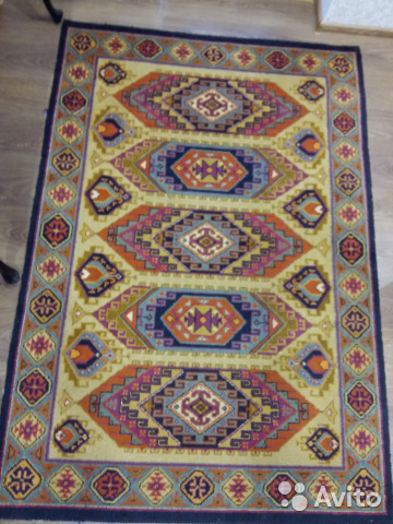 Узбекский ковёр "гилам" из натуральной шерсти— фотография №1