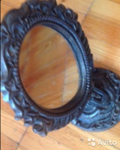 Зеркало в Ретро- стиле, метал оправа— фотография №3