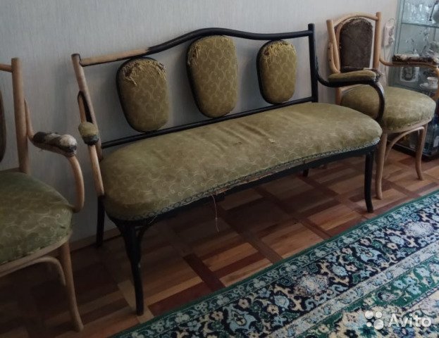 Кабинетный гарнитур - диван и кресла— фотография №4