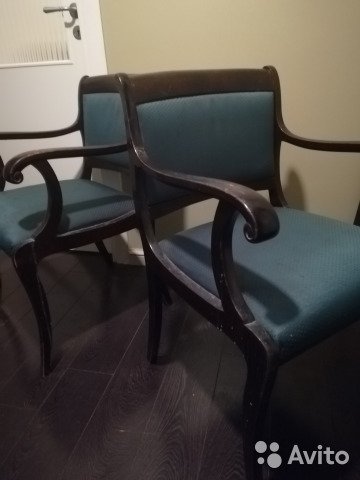 Антикварные кресла - пара, Германия— фотография №2