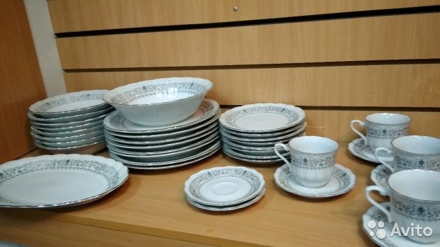 Набор столовой посуды из 57 предметов— фотография №8