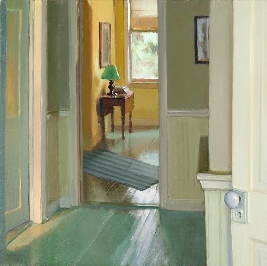 Third Floor Light by Lea Wight Oil ~ 22 x 22