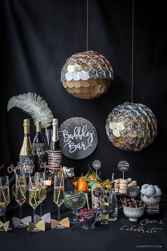 #NewYears #BubblyBar #ChampagneBar www.LiaGriffith.com