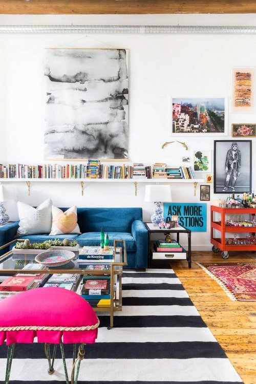 Awesome 70 Eclectic And Quirky Living Room Decor Styling Ideas