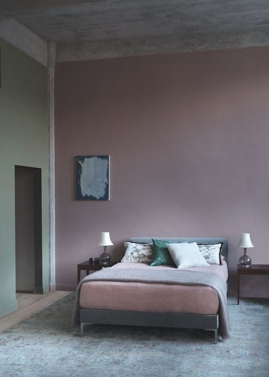 Nice The best paint colours to use in your home for 2017-2018 plus our complete guide to the best paint brands to use. This beautiful soft pink mauve colour from Paint and Paper Library works ..