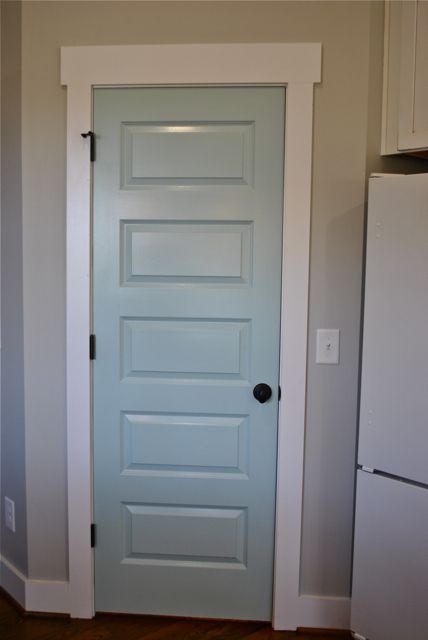 colorful doors: sherwin williams 6478 watery, shape of door, door ...