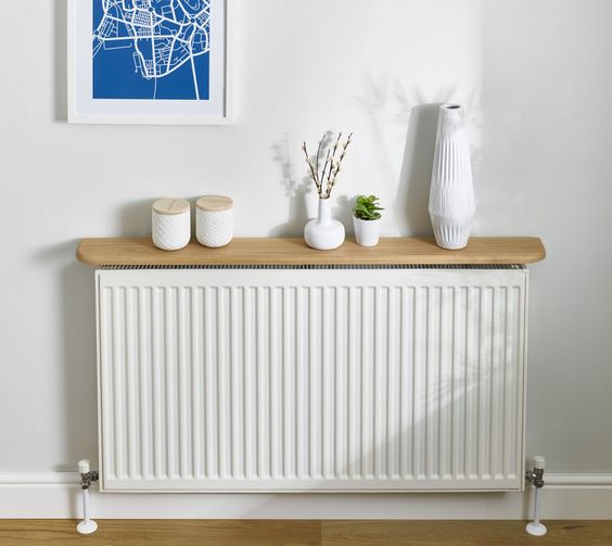 OAK RADIATOR SHELF (20x95mm) FLOATING/SOLID OAK