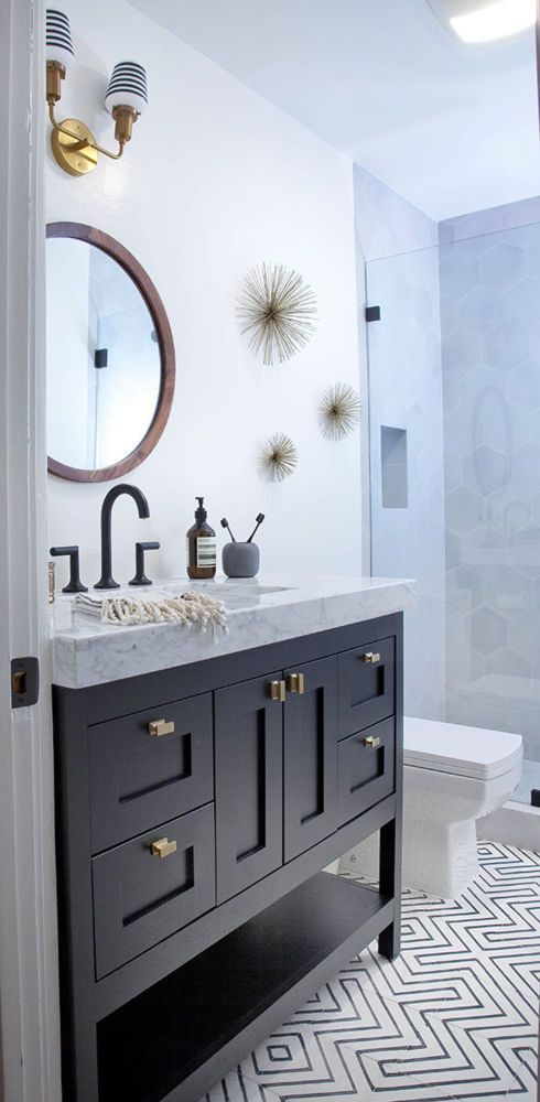 12 Ways To Make Your Small Bathroom Look and Feel Larger