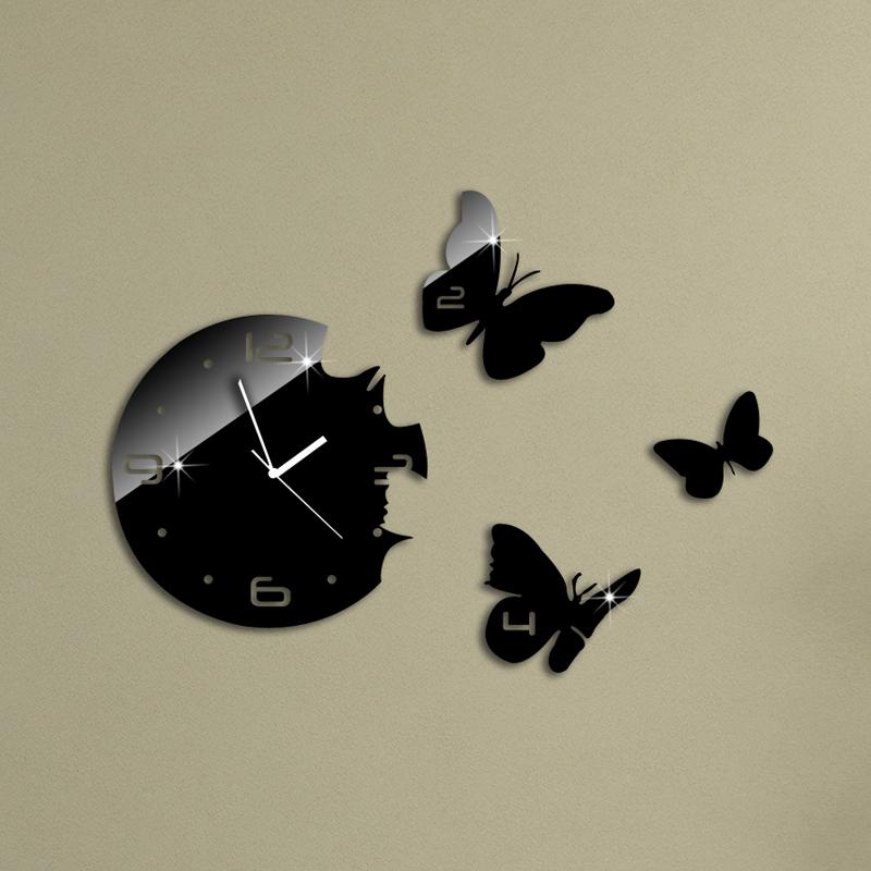 Black-rounds-wall-clock-mirror-wall-clock-3d-crystal-mirror-wall-watches-michael-wall-clocks-3butterflies.jpg