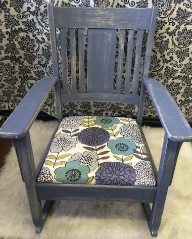 Purple vintage rocker www.obviouslychic.com