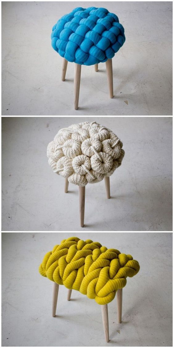 30 Adorable Knitted Furniture Ideas