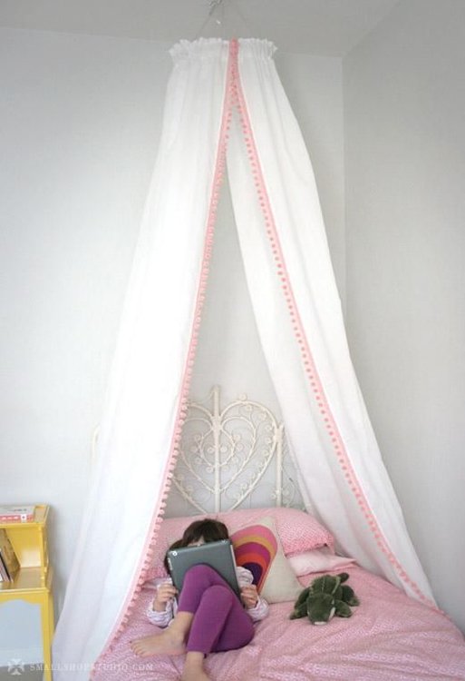 D.I.Y. Bed Tent Canopy - My daughter wld love this I'm gng to make one