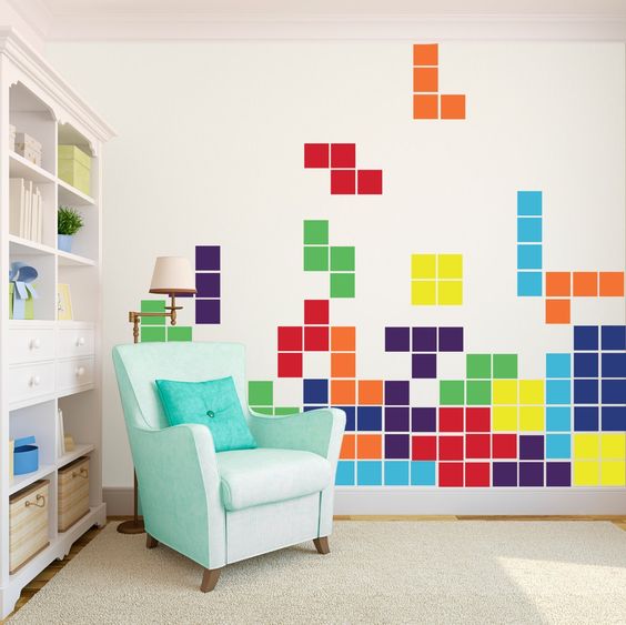 This Tetris-inspired home decor will fit perfectly into your life