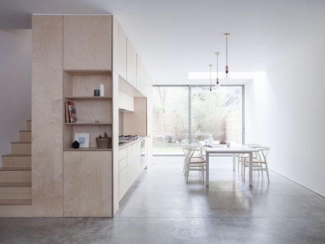 Ode to plywood : The Islington Maisonette - French By Design