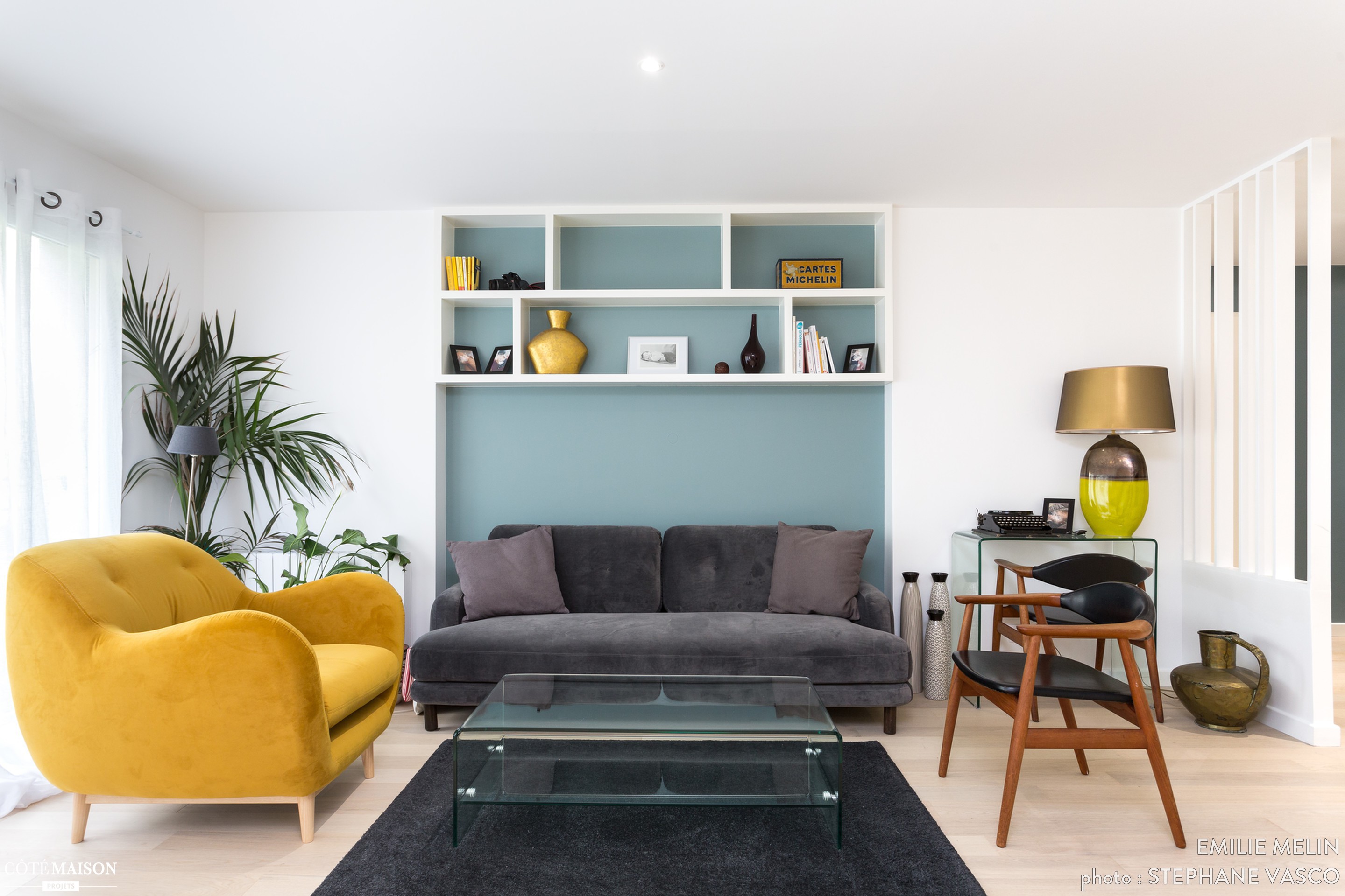 Un appartement et un studio rÃ©unis pour une famille, Paris, Emilie Melin - architecte