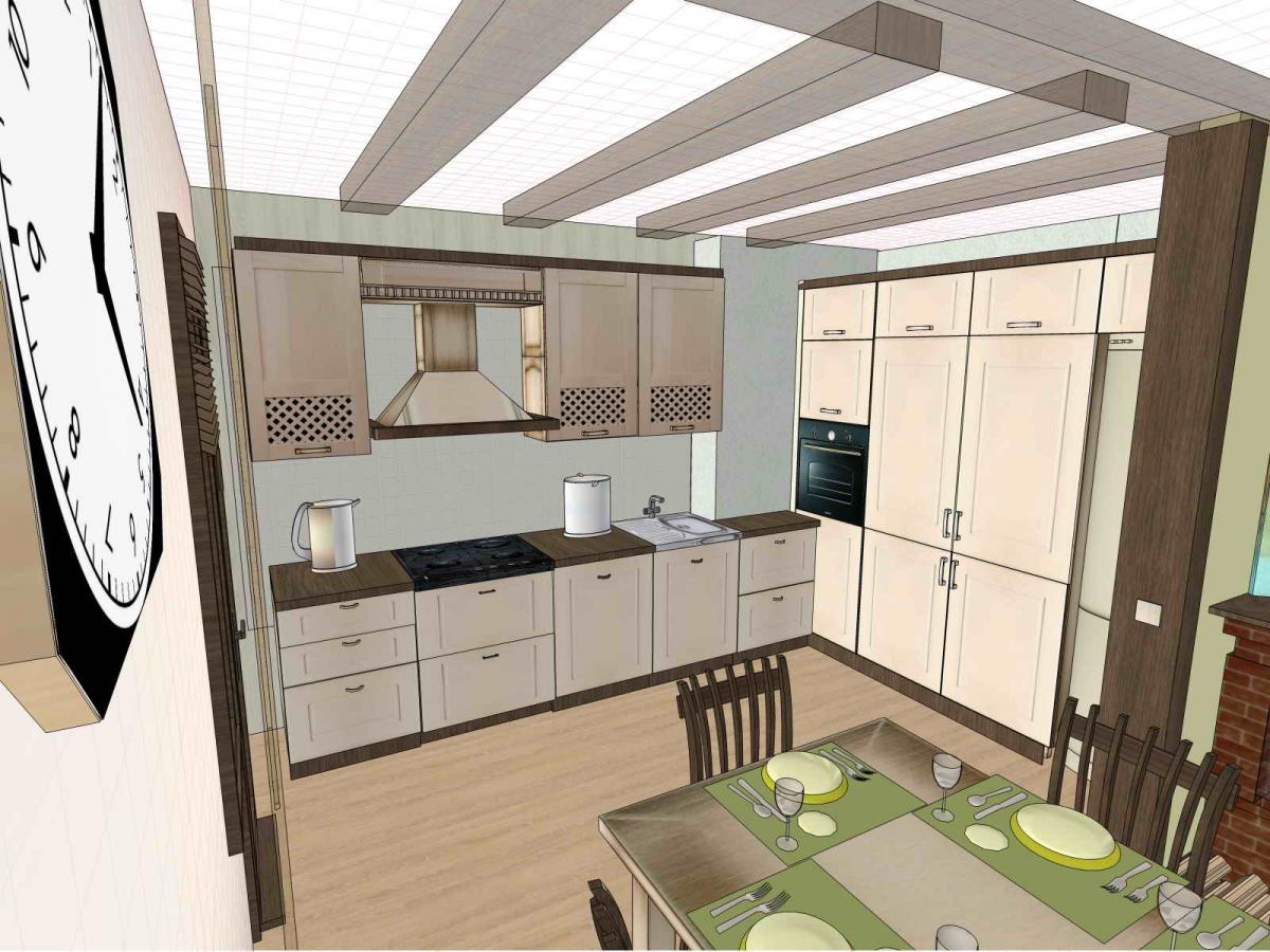 кухня 5х4 дизайн расстановка мебели