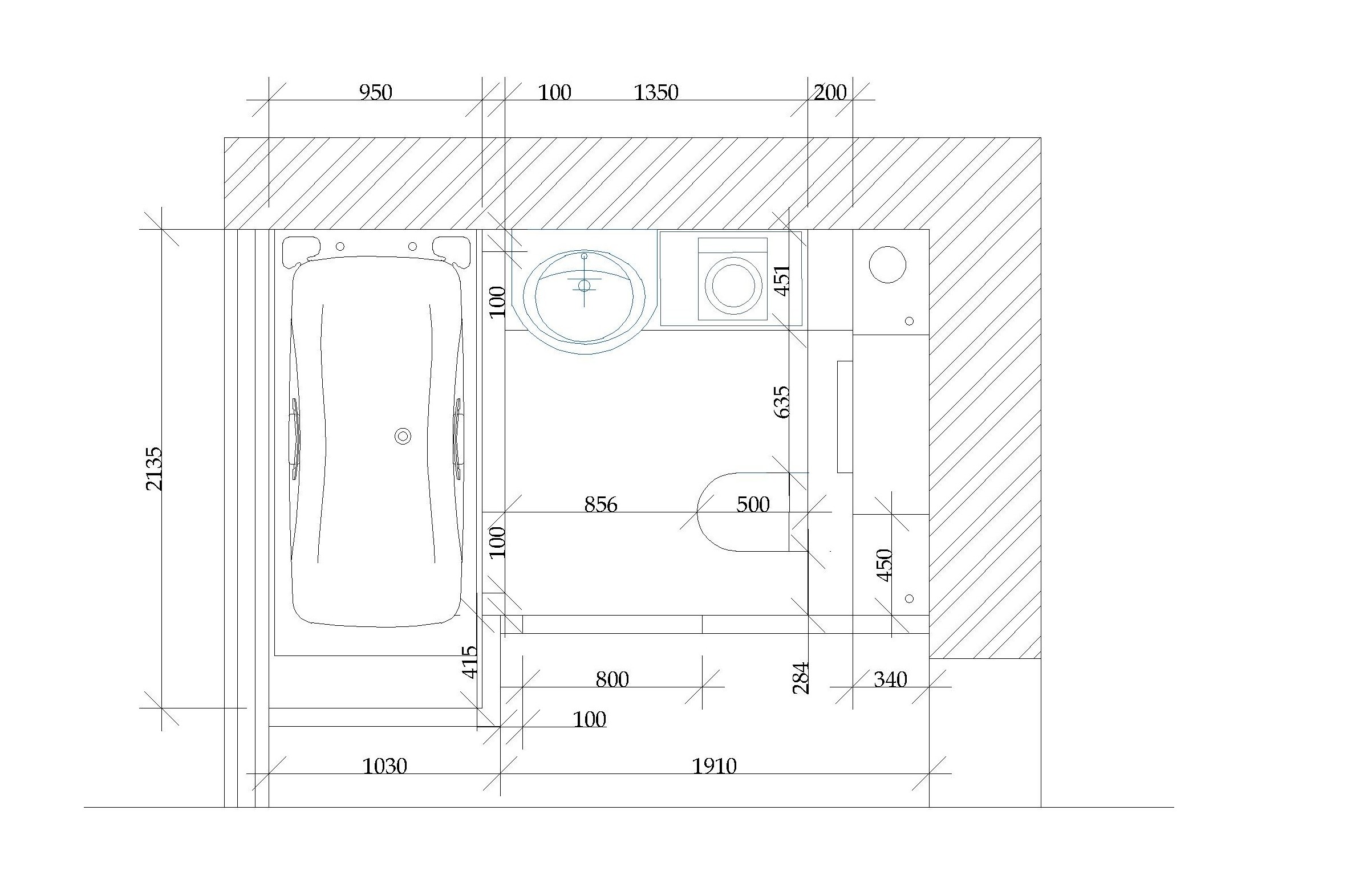 Схема подключения ванны туалета и кухни