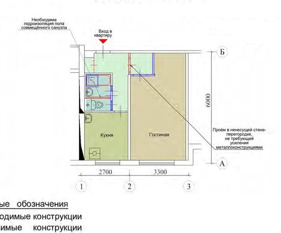 Планировка однокомнатной квартиры в девятиэтажке фото 7