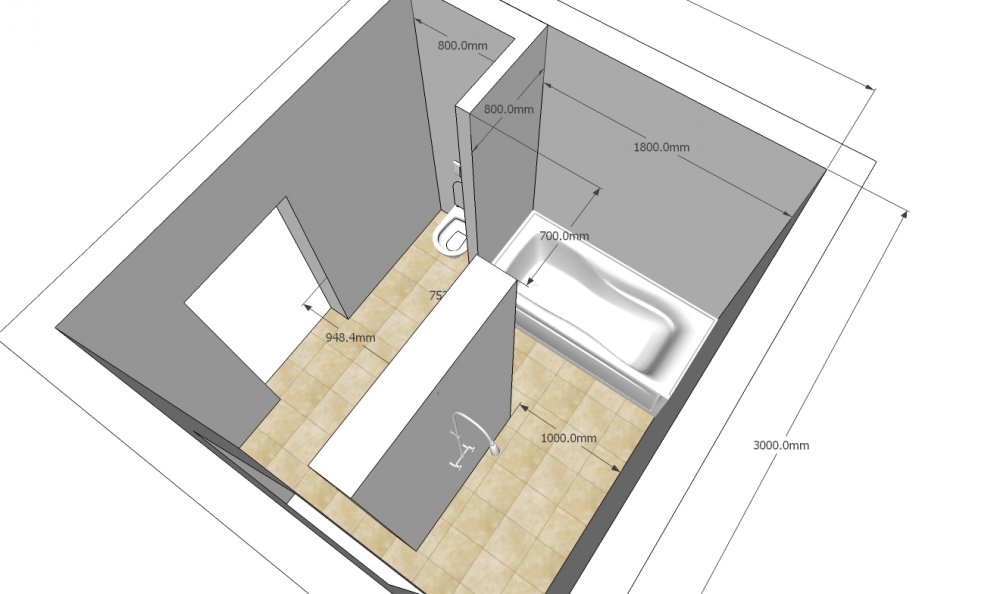 Совмещенный санузел с нуля-3