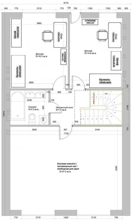 Покритикуйте мой вариант перепланировки-3