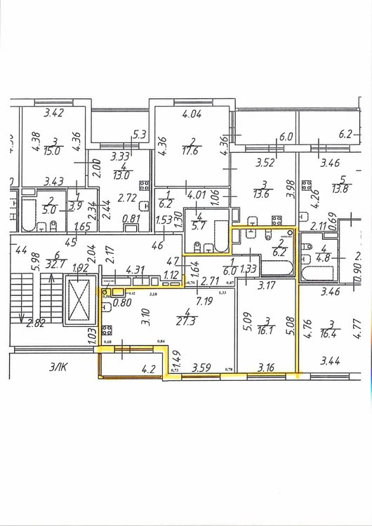 Помогите распланировать пространство, двушка 56 кв.м с кухней-гостиной 27 кв.м.