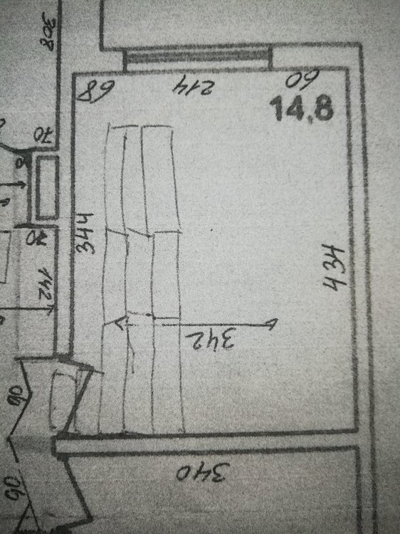 помогите с планировкой спальни 14,8-2