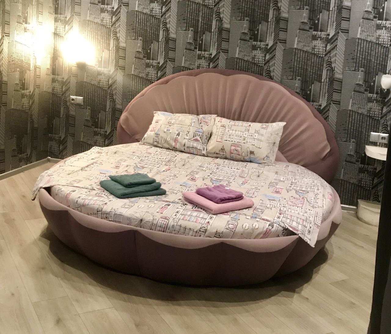 Круглая кровать Ракушка