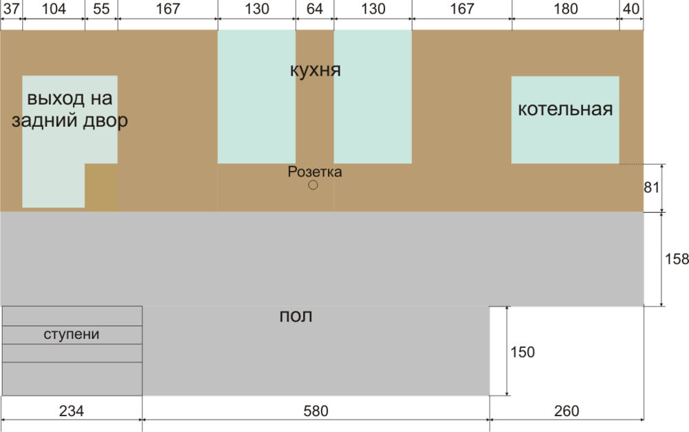 В шаге от кухни