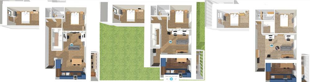 Перепланировка 3к распашенки квартиры в 2к с кухней студией и гардеробной-4