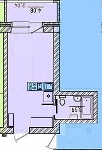 Перегородка в студии 20 м². Кухня в коридоре или вообще убрать перегородку. Ваше мнение по вариантам планировки?