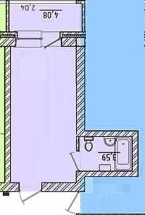 Перегородка в студии 20 м². Кухня в коридоре или вообще убрать перегородку. Ваше мнение по вариантам планировки?-3