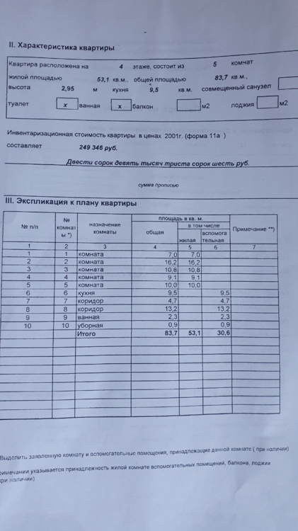 Разделяем 83 метра с двумя входами на две квартиры