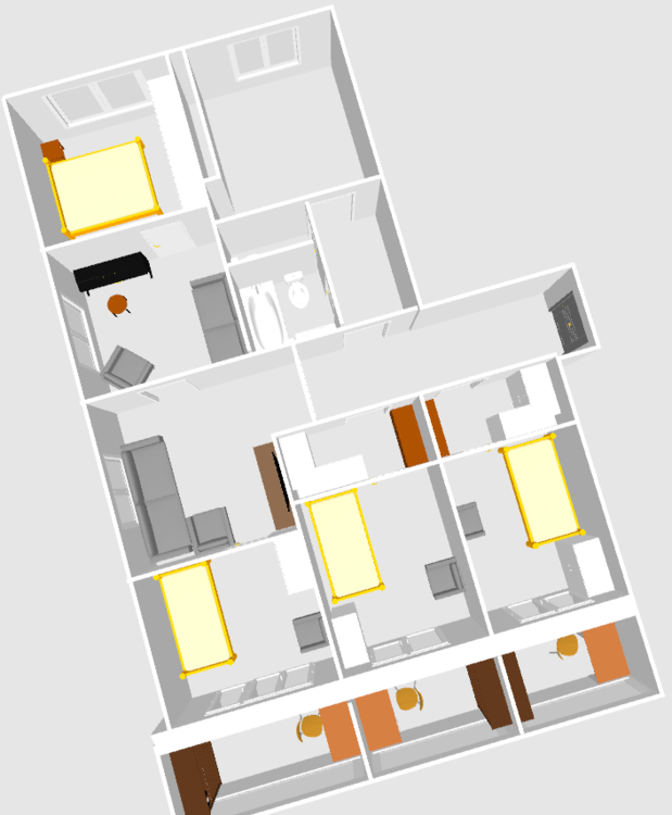 Перепланировка хрущевки 79 кв.м.-2