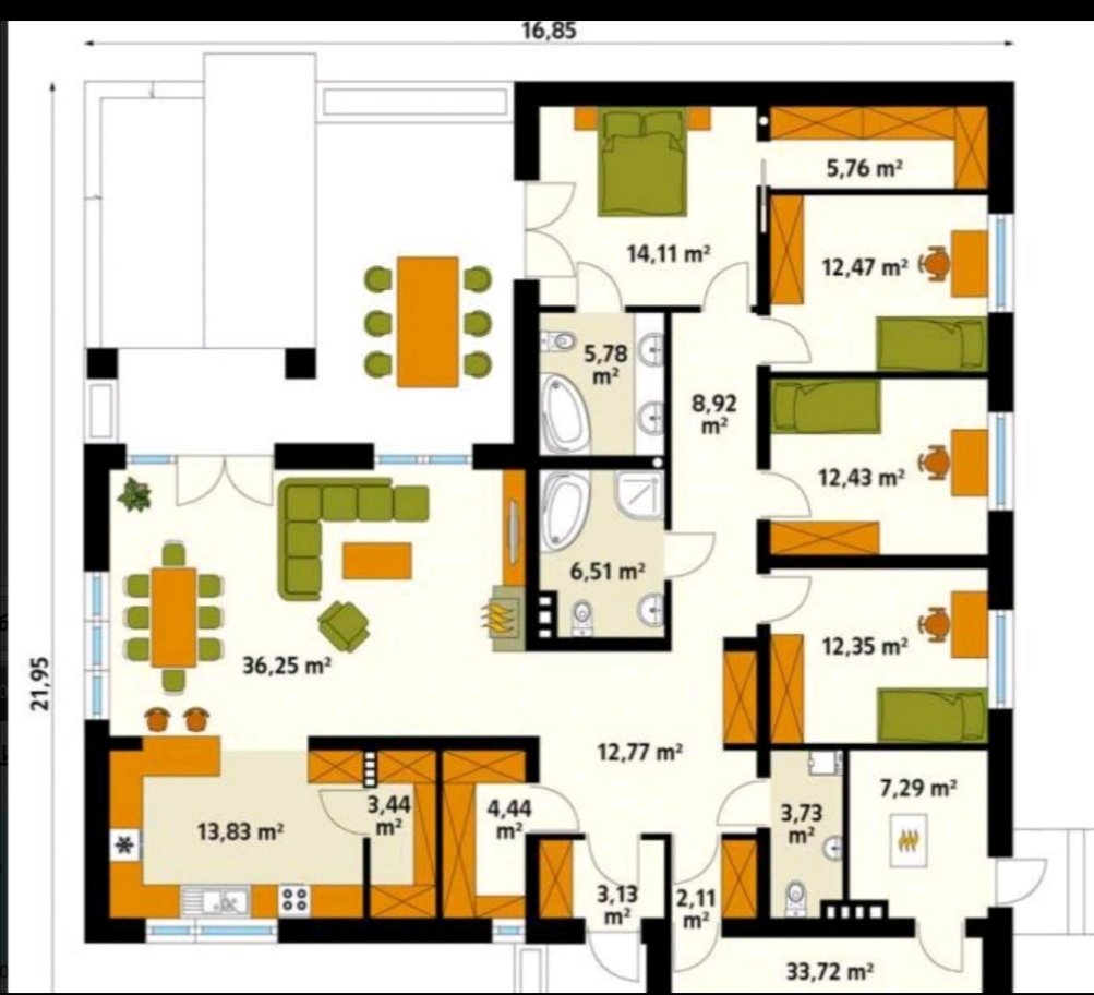 Дом коробка 1этаж, 180м, как рационально расставить мебель? | страница 11 |  форум Идеи вашего дома о дизайне интерьера, строительстве и ремонте