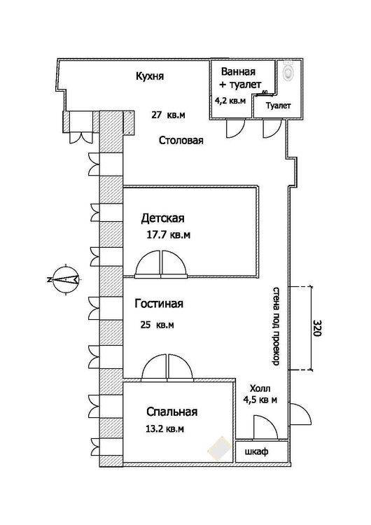 Перепланировка строго фонда, гребёнка-2